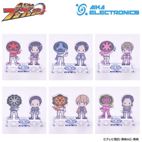 PRE-ORDER : Bakuage Sentai Boonboomger x AIKA ELECTRONICS Acrylic Stand (6 types)
