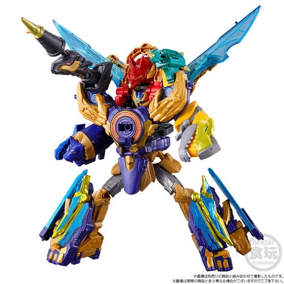 PRE-ORDER : Minipla No.1 Sentai Gozyuger Gattai Series PB RyoTegaSword & BraveTegaSword GozyuWolf