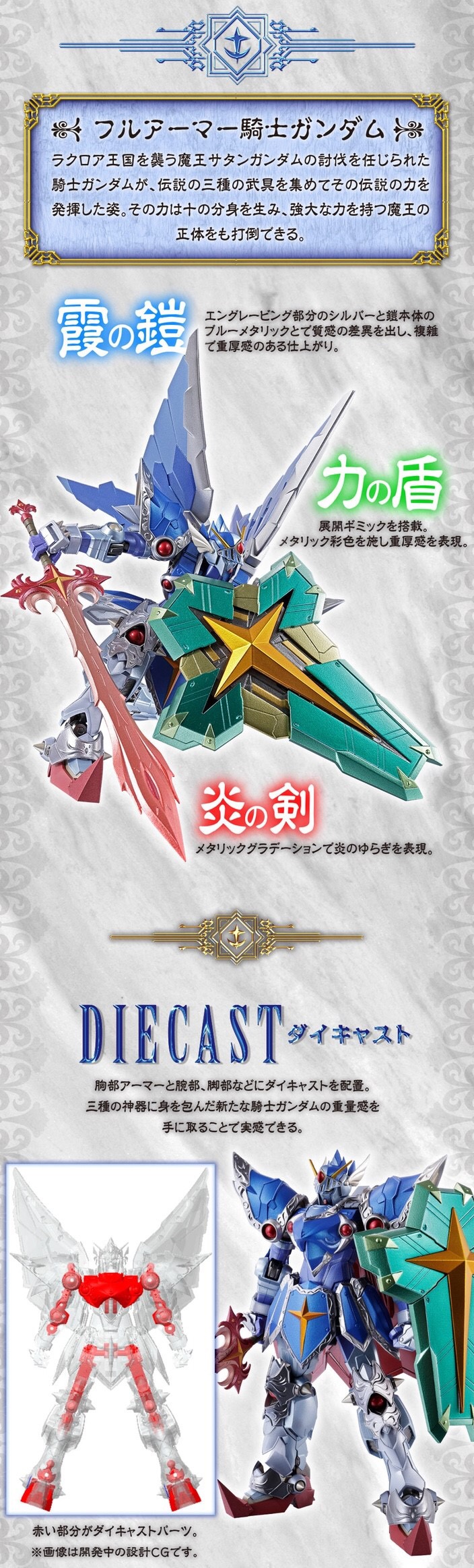 PRE-ORDER : METAL ROBOT SPIRIT SIDE FULL ARMOR KNIGHT GUNDAM (FULL TYPE VER.) ACTION FIGURE