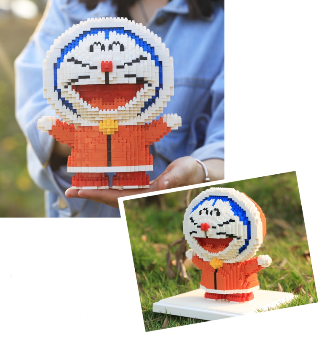 Wise Hawk 2489 Doraemon Snowman 1681pcs