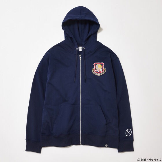 PRE-ORDER : STRICT-G ZERO STAR "Mobile Suit Gundam" Zip Hoodie WHITE BASE