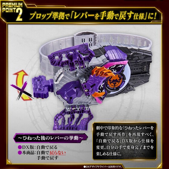 PRE-ORDER : Kamen Rider Geats PREMIUM DX Memorial Zombie Raise Buckle