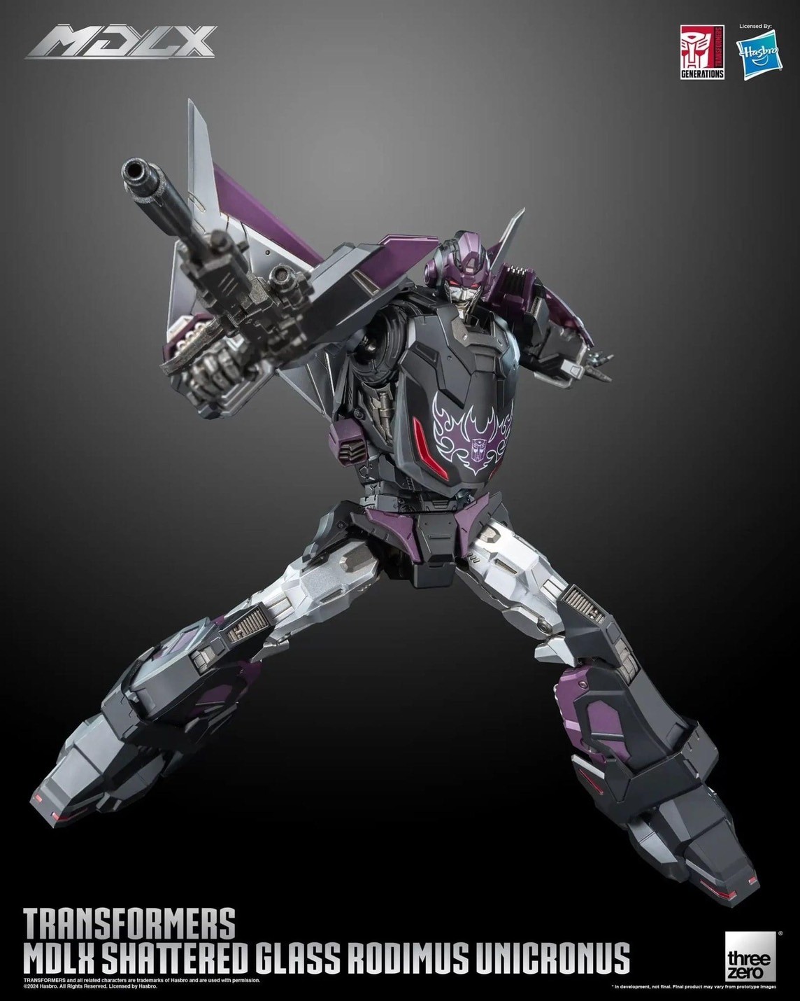 Pre-order : Transformers MDLX Shattered Glass Rodimus Unicronus by ThreeZero