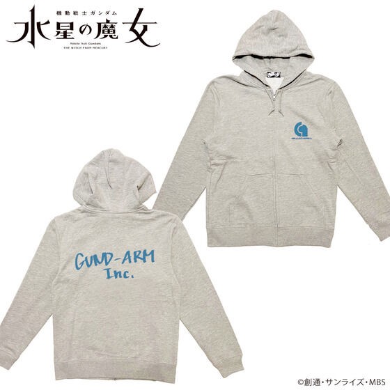PRE-ORDER : Mobile Suit Gundam The Witch from Mercury Gundam Zip Hoodie