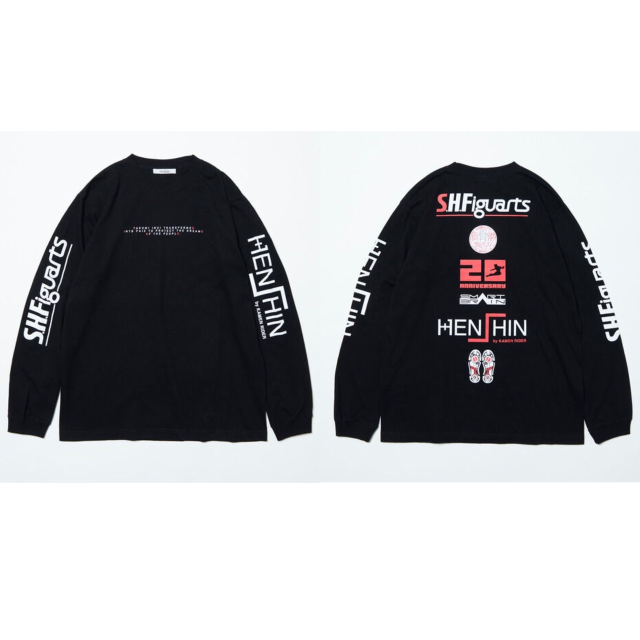 PRE-ORDER : Long Sleeve T-shirt Kamen Rider 555 | HENSHIN by KAMEN RIDER x S.H.Figuarts