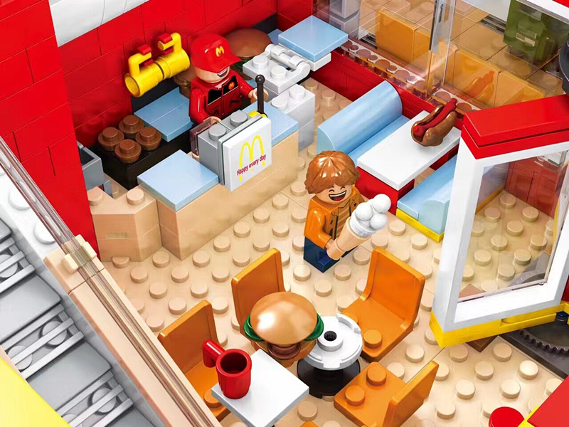 Sembo Block SD6901 McDonald Restaurant 4 in 1 (with LED) 1729pcs