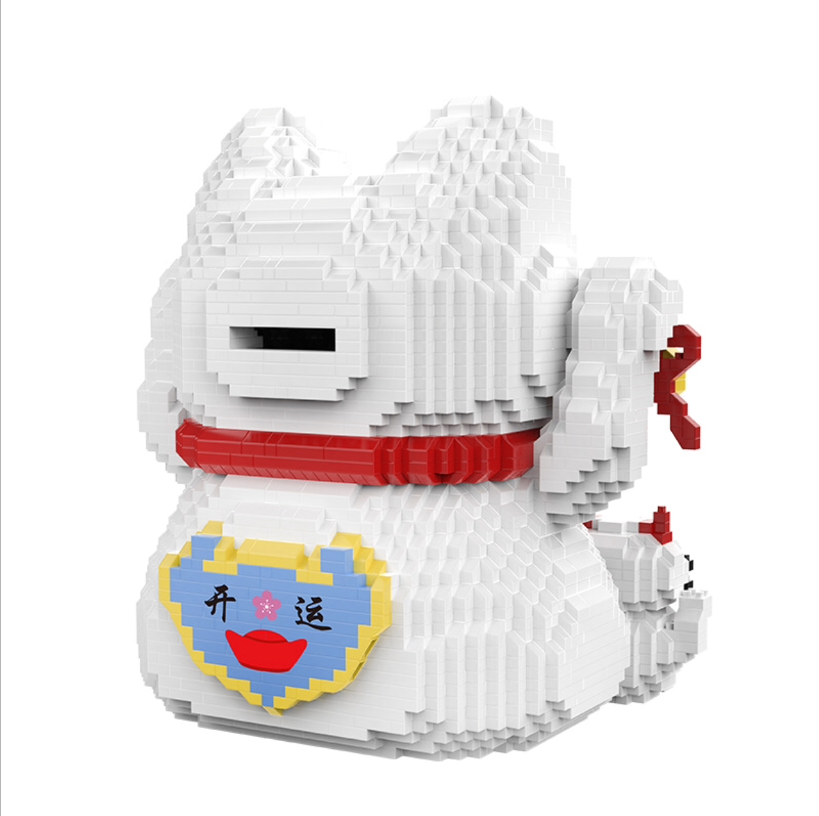 Hc Magic 9883 Maneki Neko Cat 4206pcs (เป็นกระปุกออมสินได้)