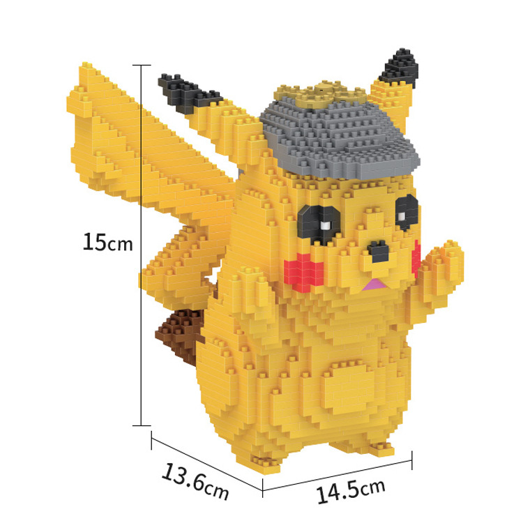 Boyu 7080A Pokemon Pikachu Detective Ver. 1400pcs