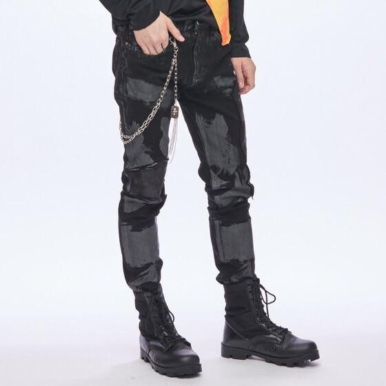 PRE-ORDER : Bakuage Sentai Boonboomger x h.NAOTO Bun Orange/Genba Bureki Patch Denim