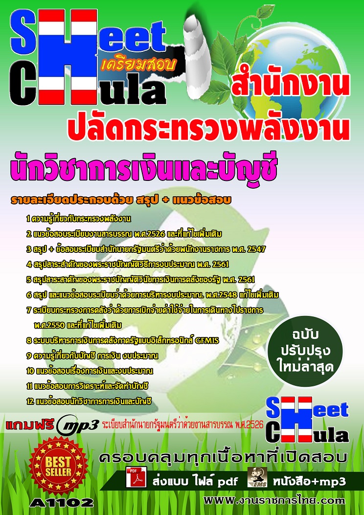 A1102 นักวิชาการเงินและบัญชี สำนักงานปลัดกระทรวงพลังงาน