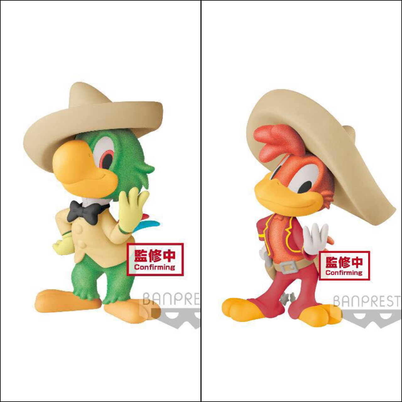 Pre-order : DISNEY CHARACTER FLUFFY PUFFY ～THE THREE CABALLEROS～VOL.1 (A:JOSÉ CARIOCA)(B:PANCHITO)