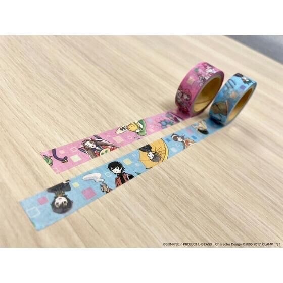 PRE-ORDER : Code Geass Lelouch of the Rebellion Petit Yuru Code Geass Life Masking Tape Set