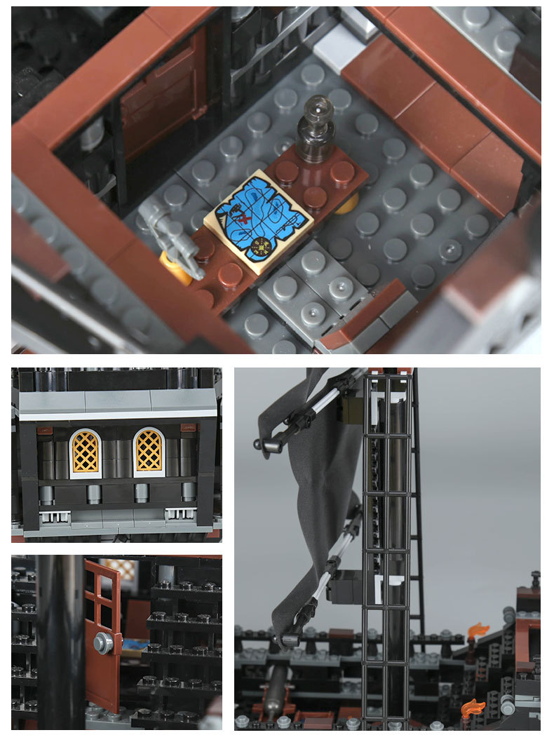 Lion King 180045 Pirates of the Carribbeans The Black Pearl 808pcs