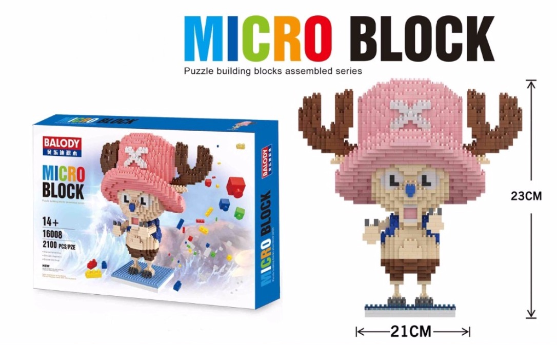 Lp 200527 One Piece Tony Tony Chopper 2100pcs