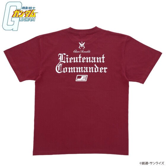 PRE-ORDER : Mobile Suit Gundam Rank Insignia Motif Series T-shirt