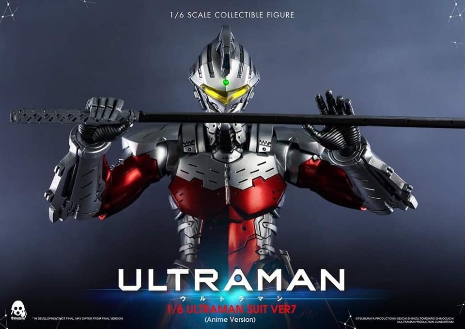Pre-order : Ultraman Suit Ver 7 (Anime Version) 1/6 Scale Collectible Figure By THREEZERO