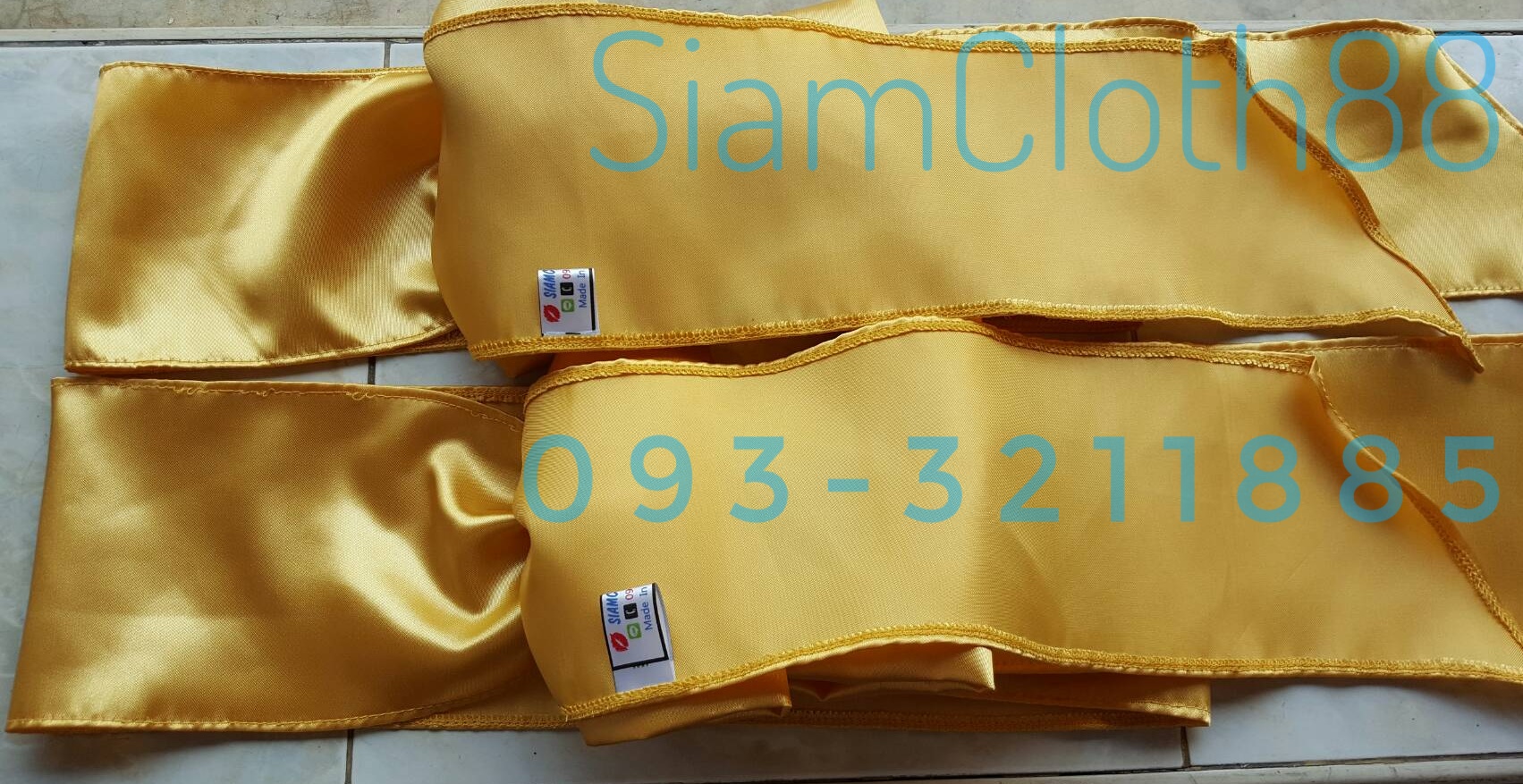 โบว์สำเร็จรูป เนื้อผ้าต่วน