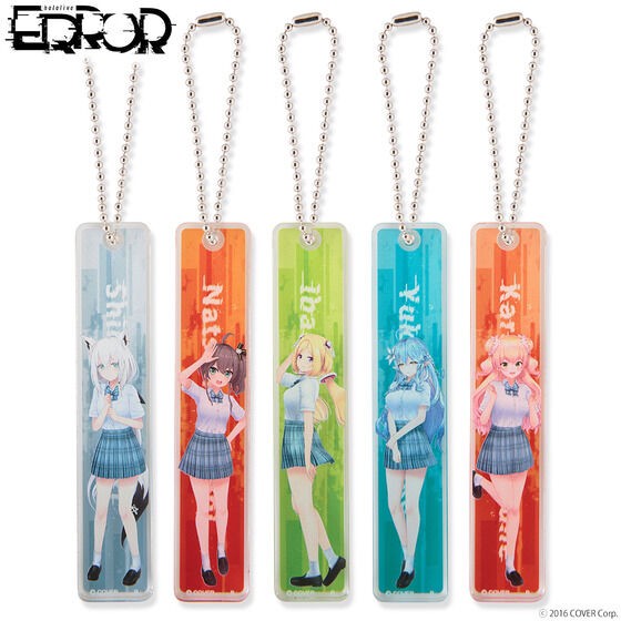 PRE-ORDER : Hololive ERROR Room Key Style Acrylic Charm (23 types in total)