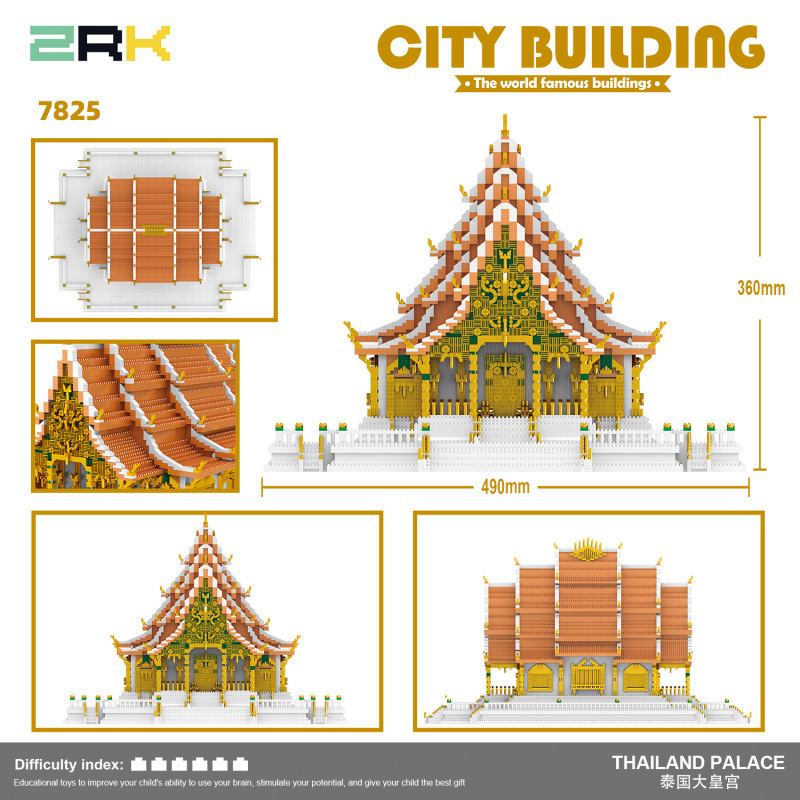ZRK 7825 Thailand Palace 9846pcs