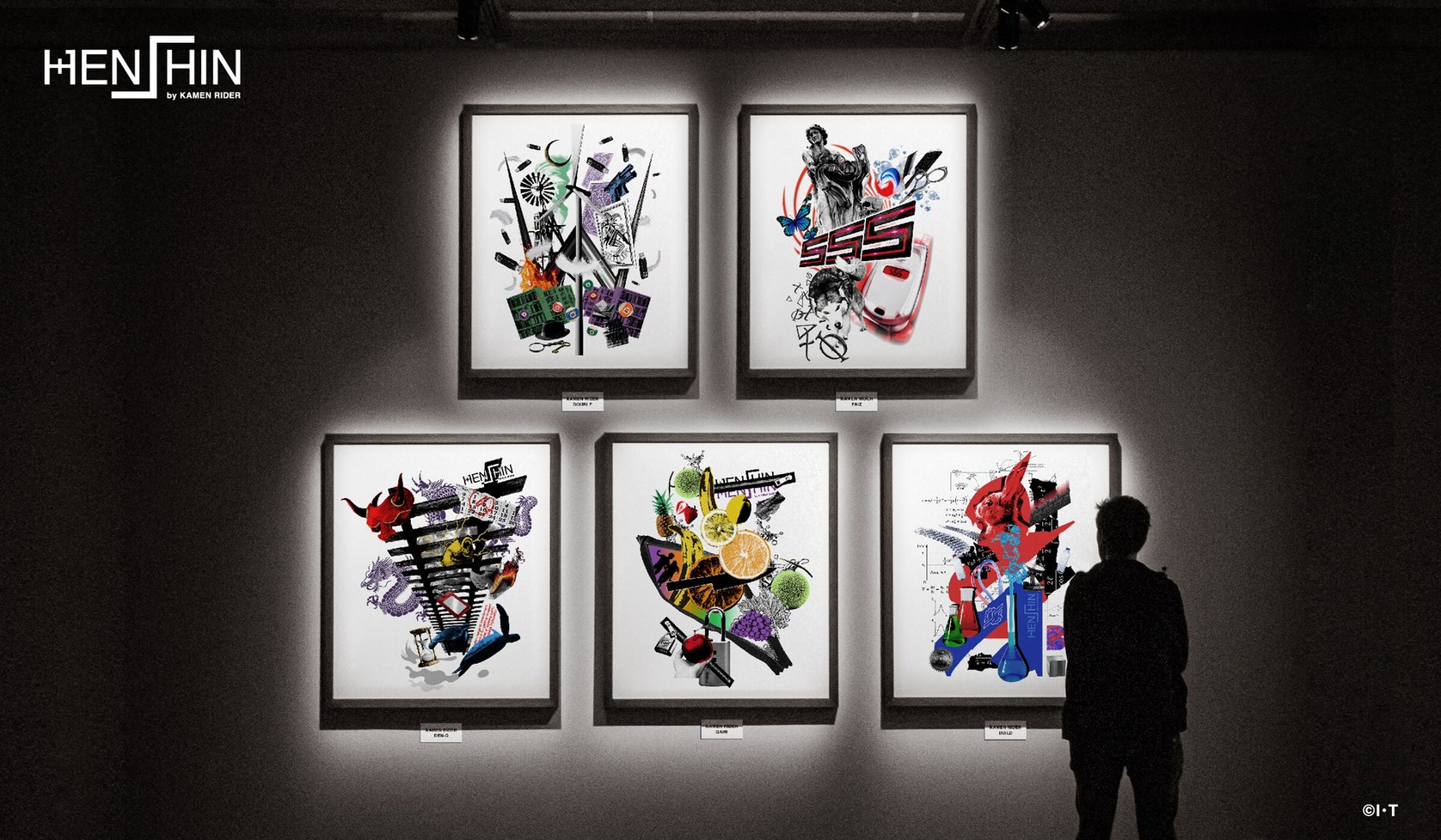 PRE-ORDER : Design T-shirt -COLLAGE- Kamen Rider | HENSHIN by KAMEN RIDER