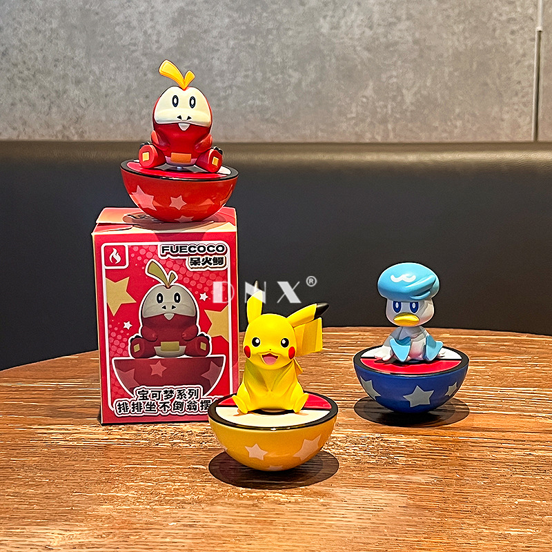 โมเดล ตุ๊กตาล้มลุก Pokemon - Swing Ball - Row Sitting Tumbler Series by Langbowang