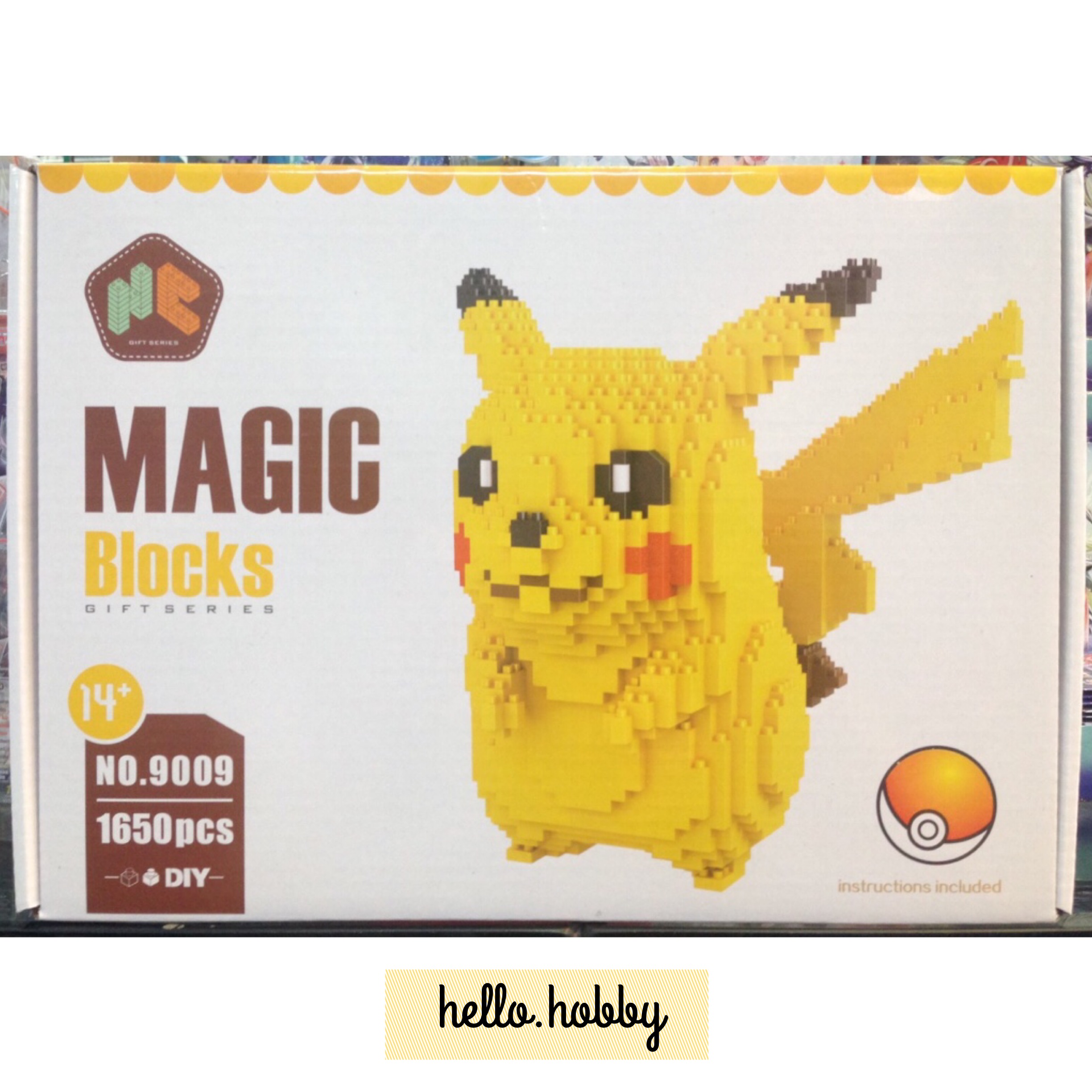 HC Magic 9009 Pokemon Pikachu 1650pcs