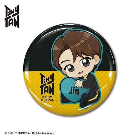 PRE-ORDER : TinyTAN Butter ver. Gyugyutto Trading Can Badge