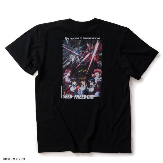 PRE-ORDER : STRICT-G×TAMASHII NATIONS “Mobile Suit Gundam SEED FREEDOM” Short Sleeve T-shirt