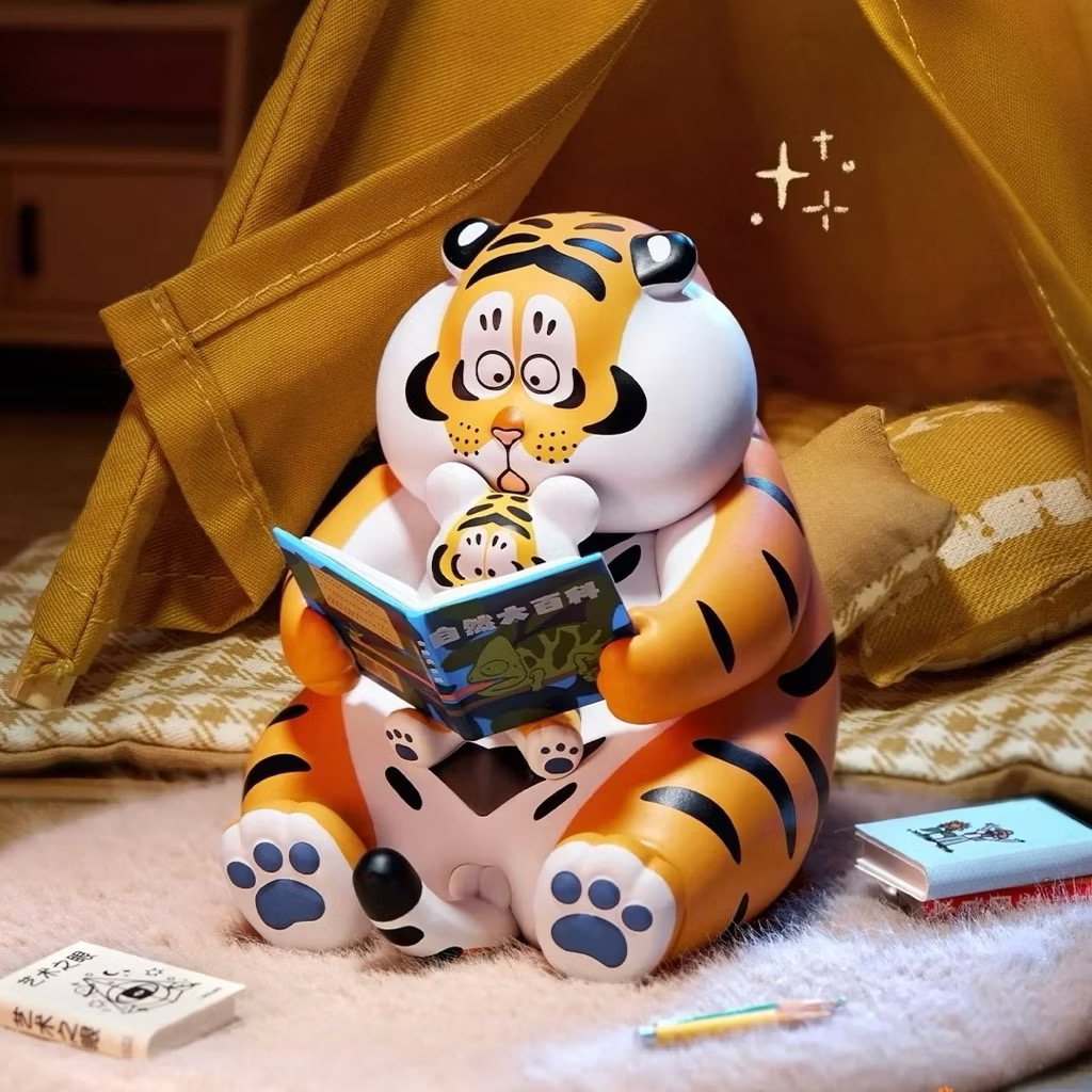 โมเดลเสืออ้วน ได้ 1ตัว - Panghu I,m Not Fat Tiger - Father & Stubborn Son Series V2 by Funism
