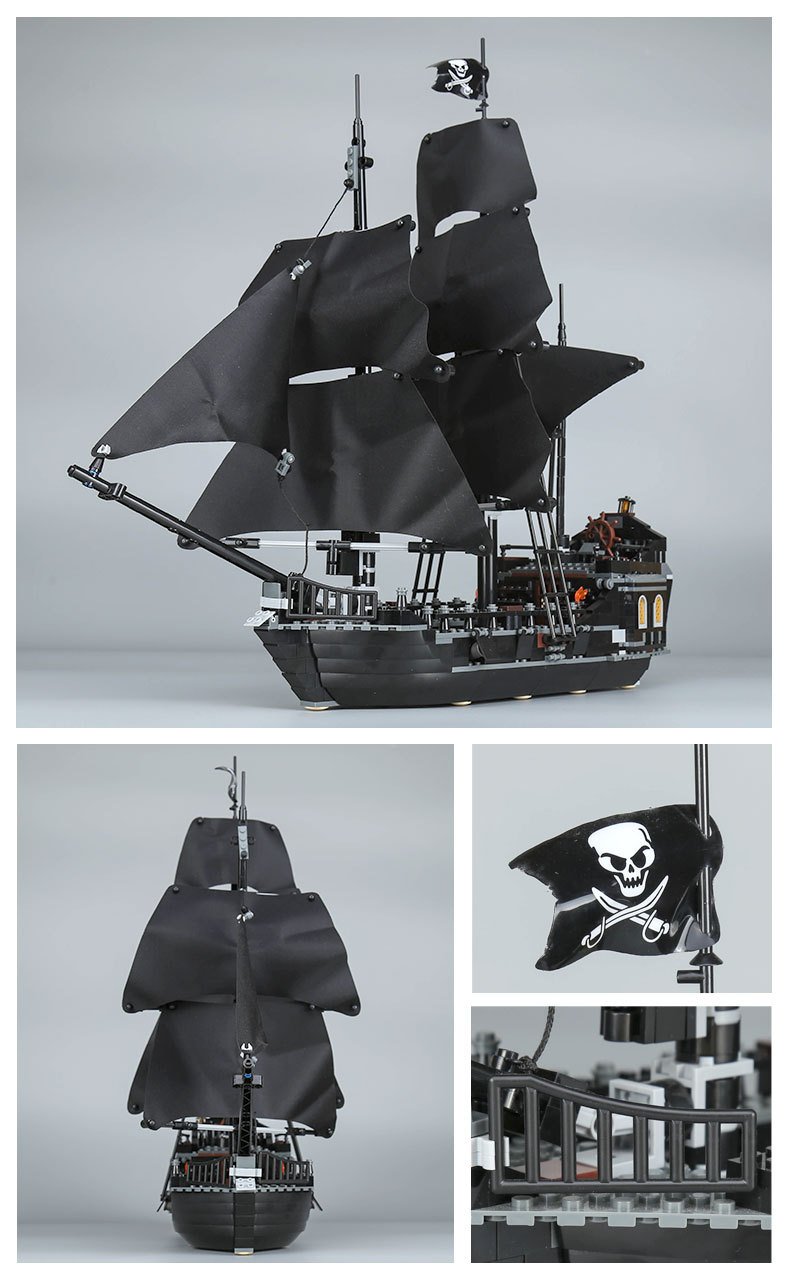 Lion King 180045 Pirates of the Carribbeans The Black Pearl 808pcs
