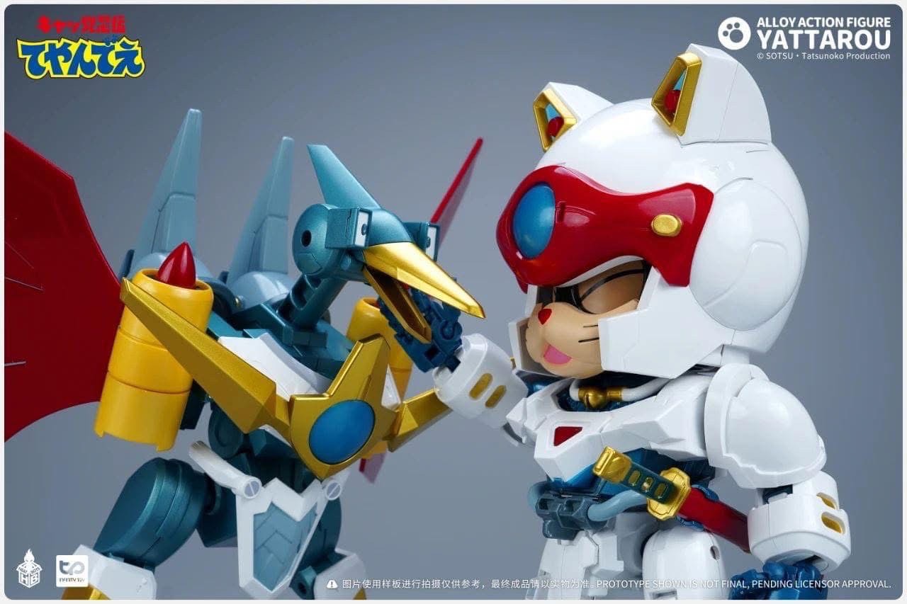 Samurai Pizza Cats Yattarou Alloy Action Figure by HeatBoys