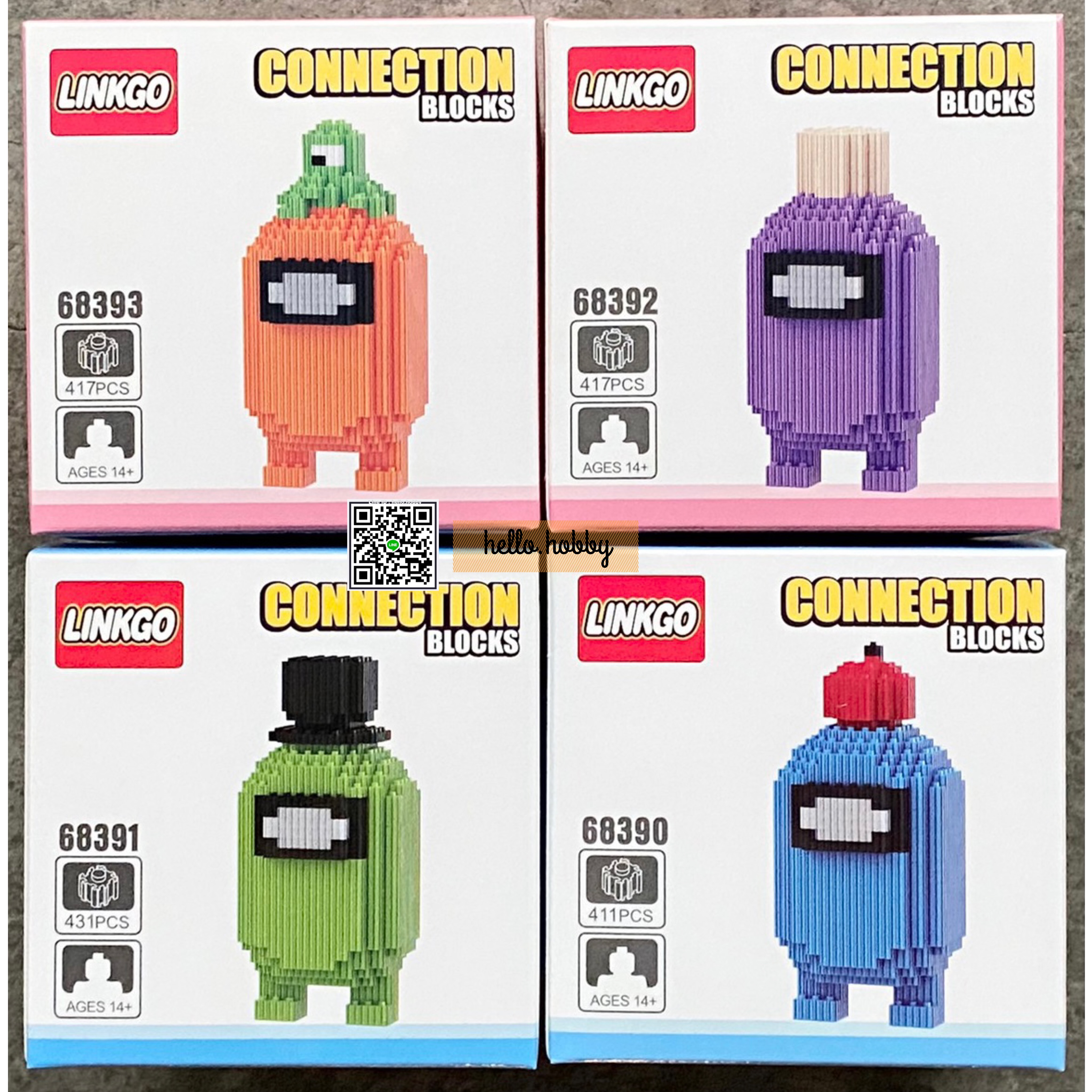 Linkgo 68390 - 68393 Among Us