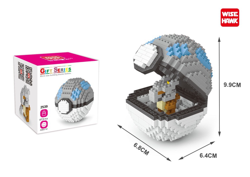 Wise Hawk 2537-2541 Pokemon - Pokeball