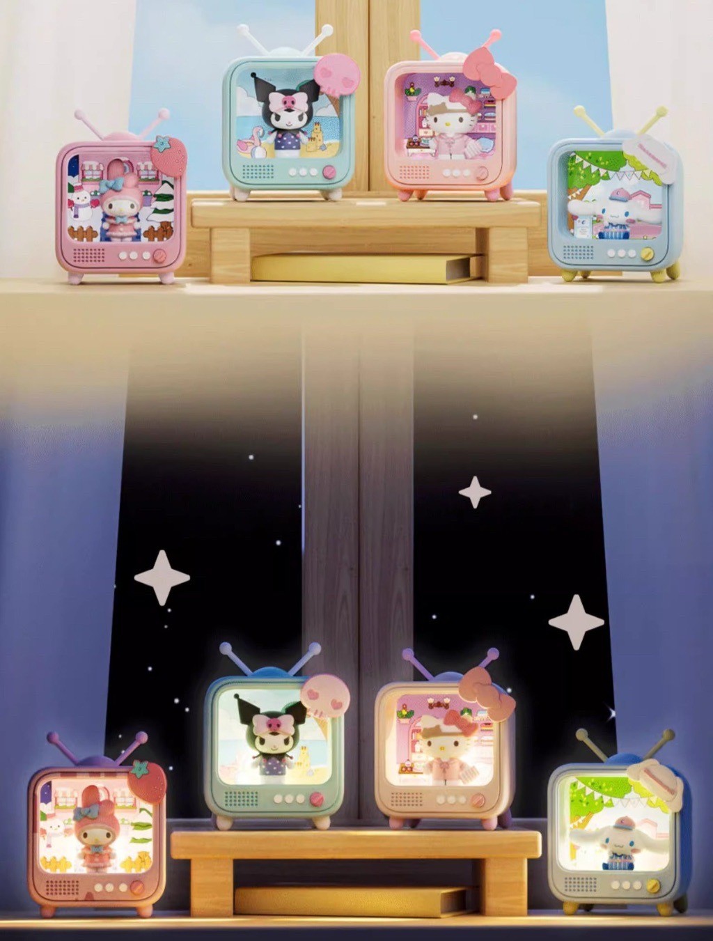 โมเดล Sanrio - TV Channel Luminous Series by Holly Box (มีไฟ)