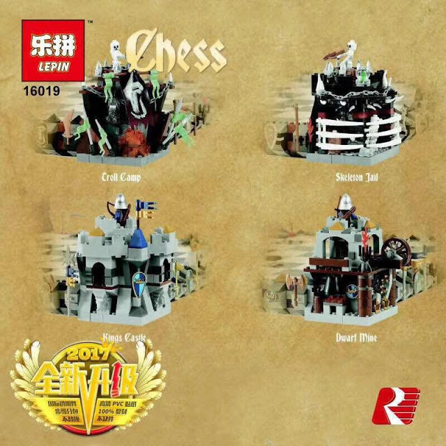 Lepin 16019 Castle Giant Chess Set