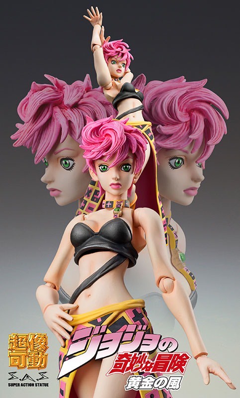 Pre-order : Super Action Statue JoJo's Bizarre Adventure Part.V Trish Una Ver.BLACK by Medicos