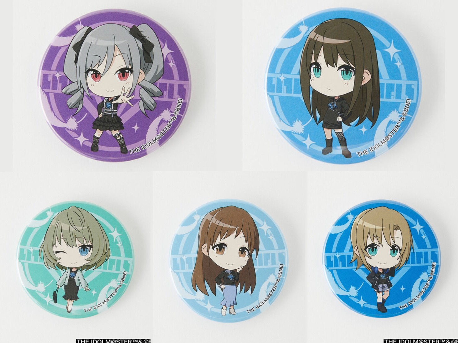 PRE-ORDER : THE IDOLM@STER CINDERELLA GIRLS x R4G 3rd (Ao No Gakudan) Button Badges