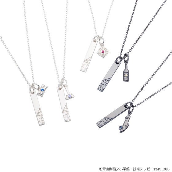 PRE-ORDER : Detective Conan x THE KISS Collaboration Jewelry 2023 Brick Motif Necklace (5 types)
