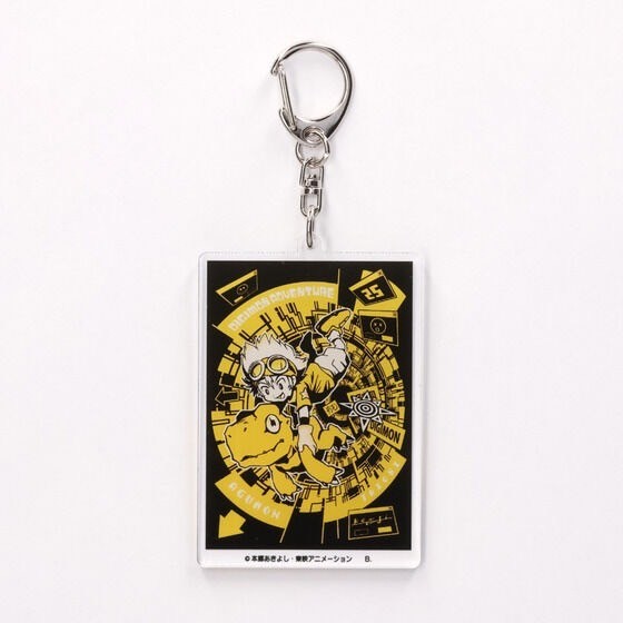PRE-ORDER : Digimon Adventure 25th Anniversary Acrylic Keychain Designed by Kenji Watanabe