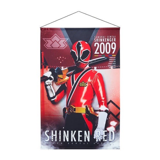 PRE-ORDER : Samurai Sentai Shinkenger Large Format Stylish Wall Hanging (B2 Tapestry)