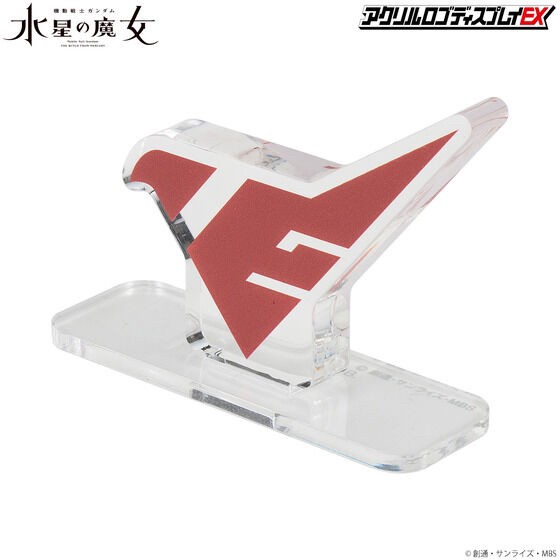 PRE-ORDER : Acrylic Logo Display EX Mobile Suit Gundam The Witch from Mercury Asticasia College of Technology Mark