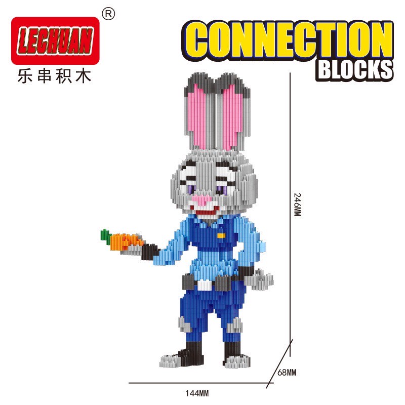 Lechuan 68631 - 68632 Naruto Shippuden / 68703 - 68704 Zootopia