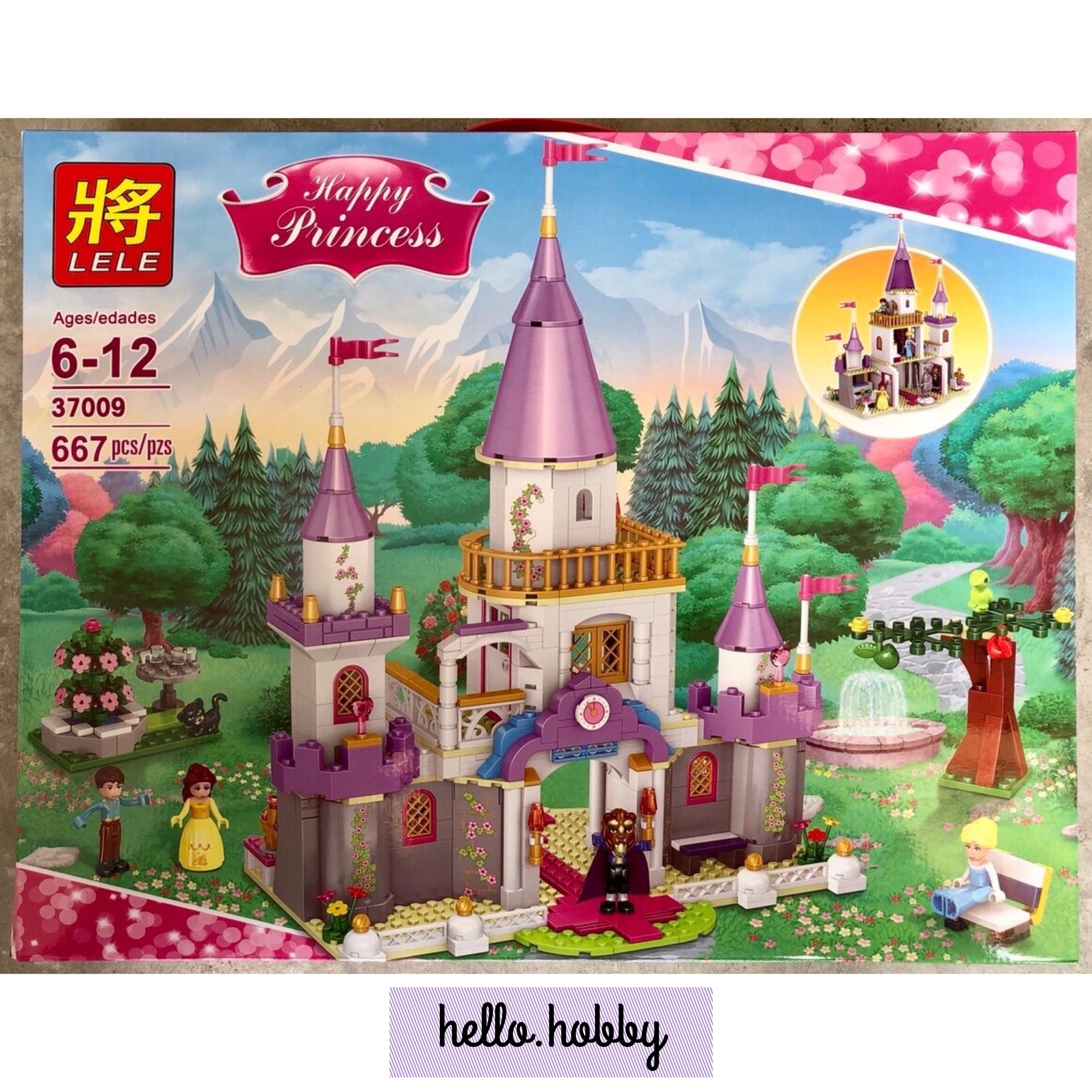 Lele 37009 Princess Beauty and the Beast 667pcs