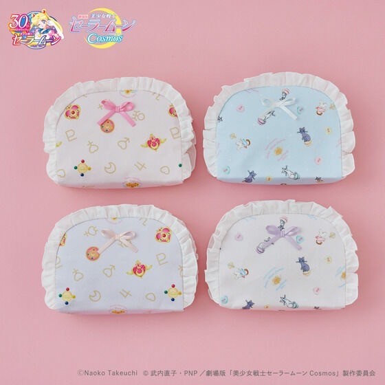 PRE-ORDER : Movie version "Sailor Moon Cosmos" x RoseMarie seoir Collaboration Holiday Pouch (4 types)