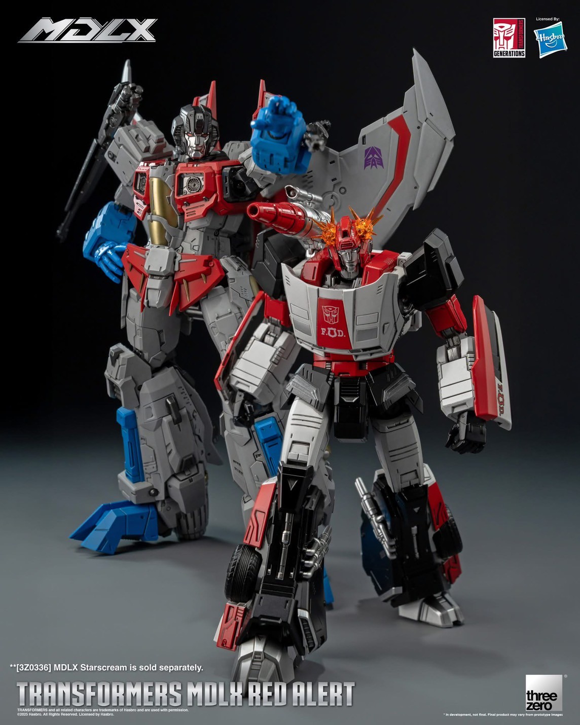 Pre-order : Transformers MDLX Red Alert by Threezero