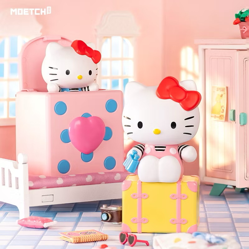โมเดลคิตตี้ไขลาน Sanrio - Hello Kitty Budding Signal Series by Moetch