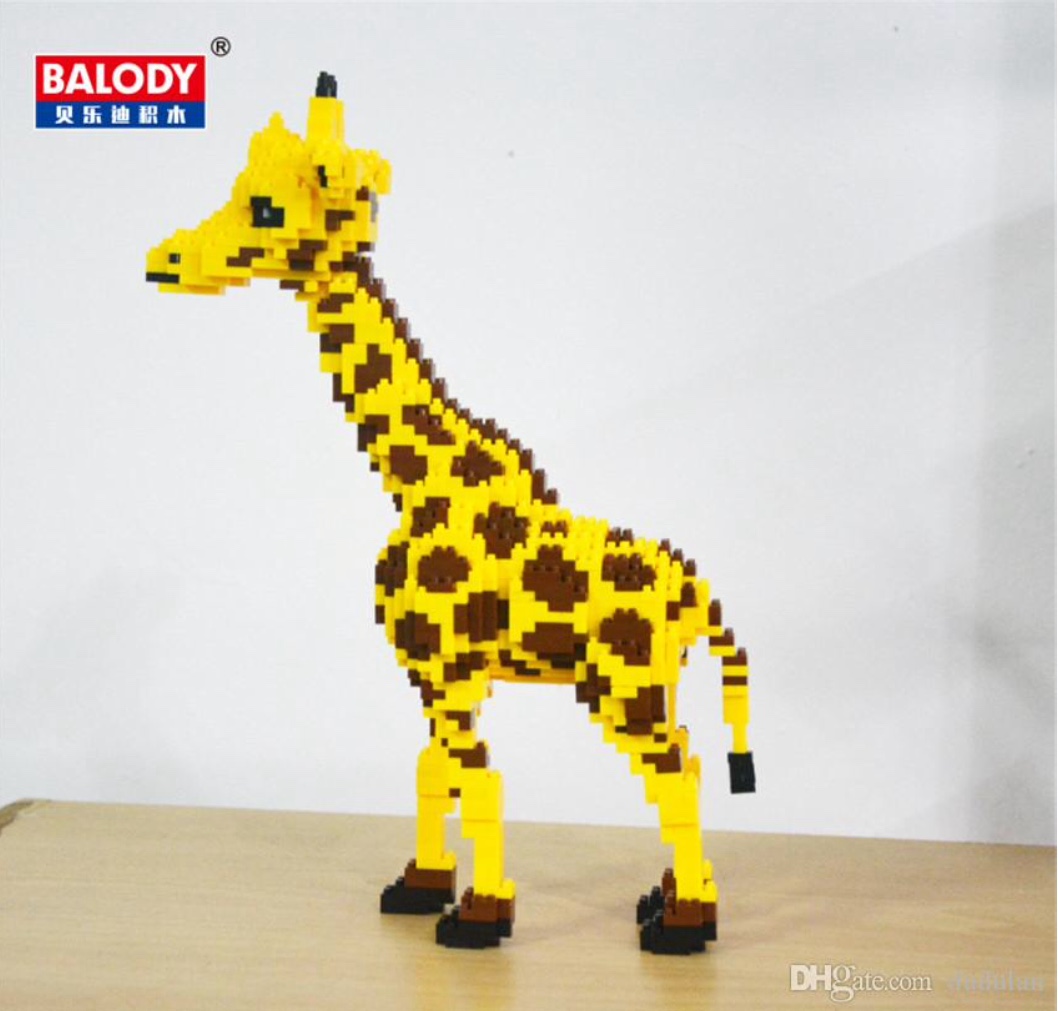 Balody 16065 Giraffe (stand) 1350pcs