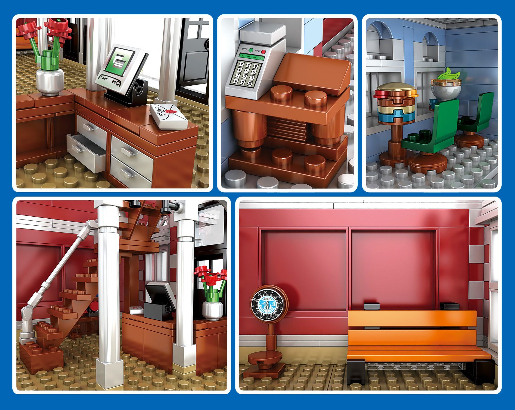 Mould King 11004 MKingLand：The Station of The Creamland 3132pcs