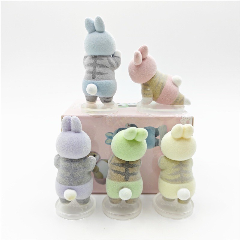 โมเดล Mofusand Narabundasu Rabbit by Pazela (Set of 5)