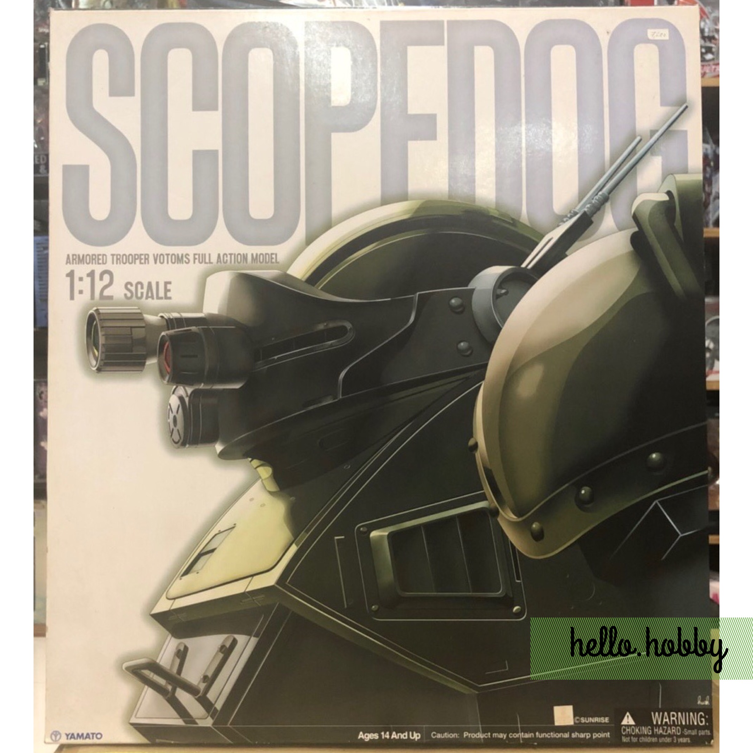 Armored Trooper Votoms - Scopedog Full Action Model 1/12 Scale by Yamato